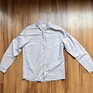 COS Men's Pale Beige Button-Down Shirt Jacket (L)